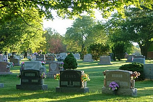 Dayton Memorial Park Cemetery Headstones